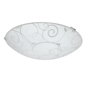 Simple Round Swirl 10" Flush Mount