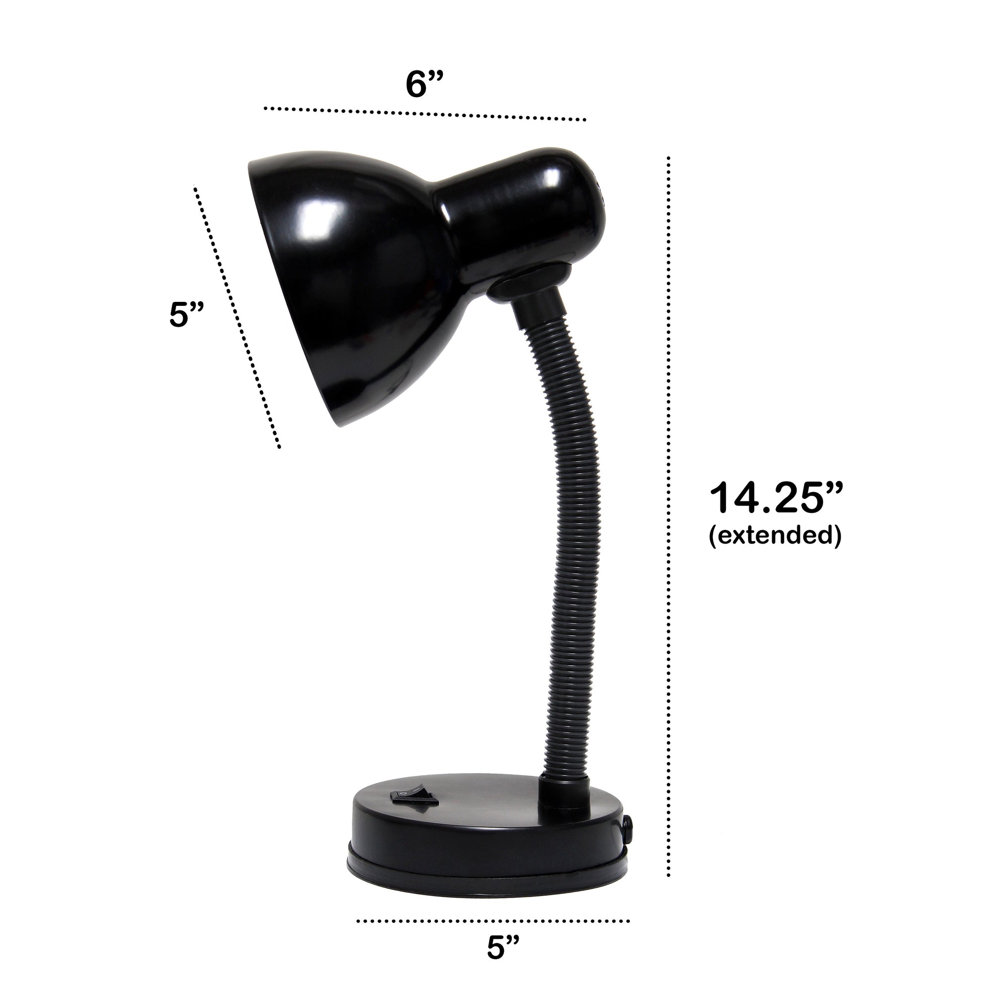 Traditional Fundamental Metal Desk 14.25" Task Lamp