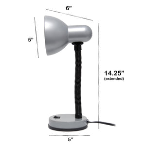 Traditional Fundamental Metal Desk 14.25" Task Lamp