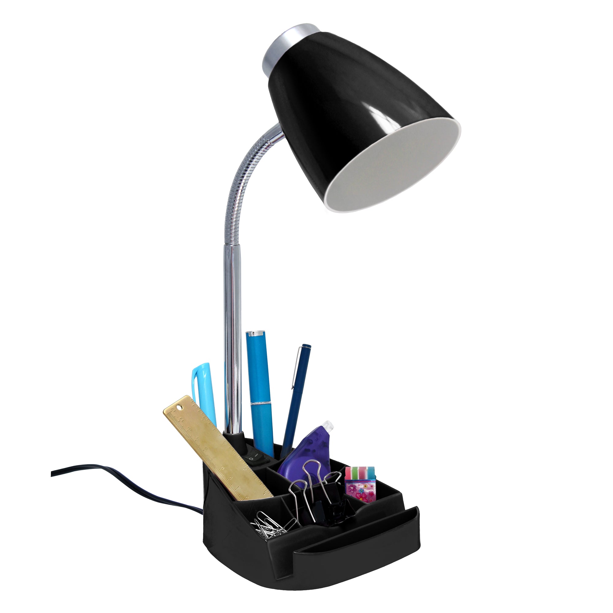 Flexible Gooseneck Organizer 18.5" Desk Lamp