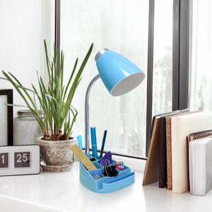 Flexible Gooseneck Organizer 18.5" Desk Lamp