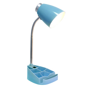 Flexible Gooseneck Organizer 18.5" Desk Lamp