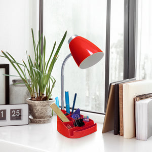 Flexible Gooseneck Organizer 18.5" Desk Lamp