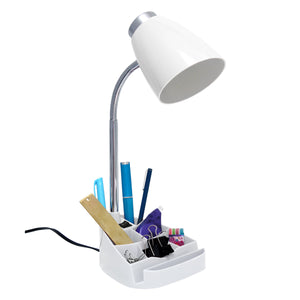 Flexible Gooseneck Organizer 18.5" Desk Lamp