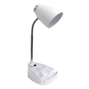 Flexible Gooseneck Organizer 18.5" Desk Lamp