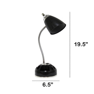 Sleek Essentials USB Port 19.5" Swivel Desk Lamp