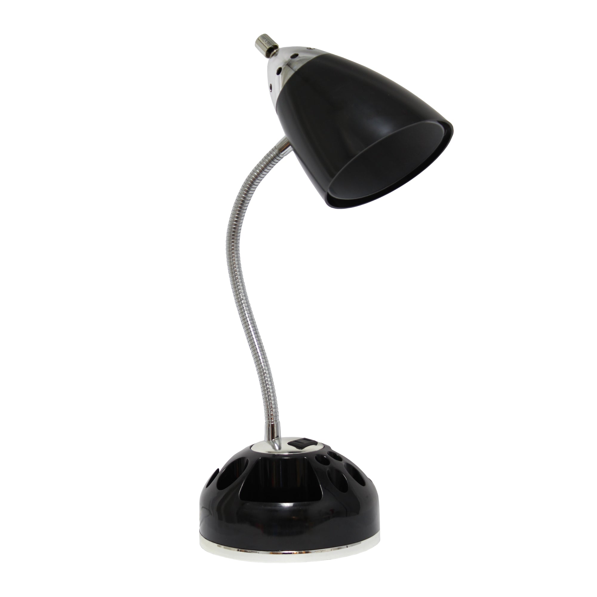 Sleek Essentials USB Port 19.5" Swivel Desk Lamp