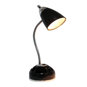 Sleek Essentials USB Port 19.5" Swivel Desk Lamp