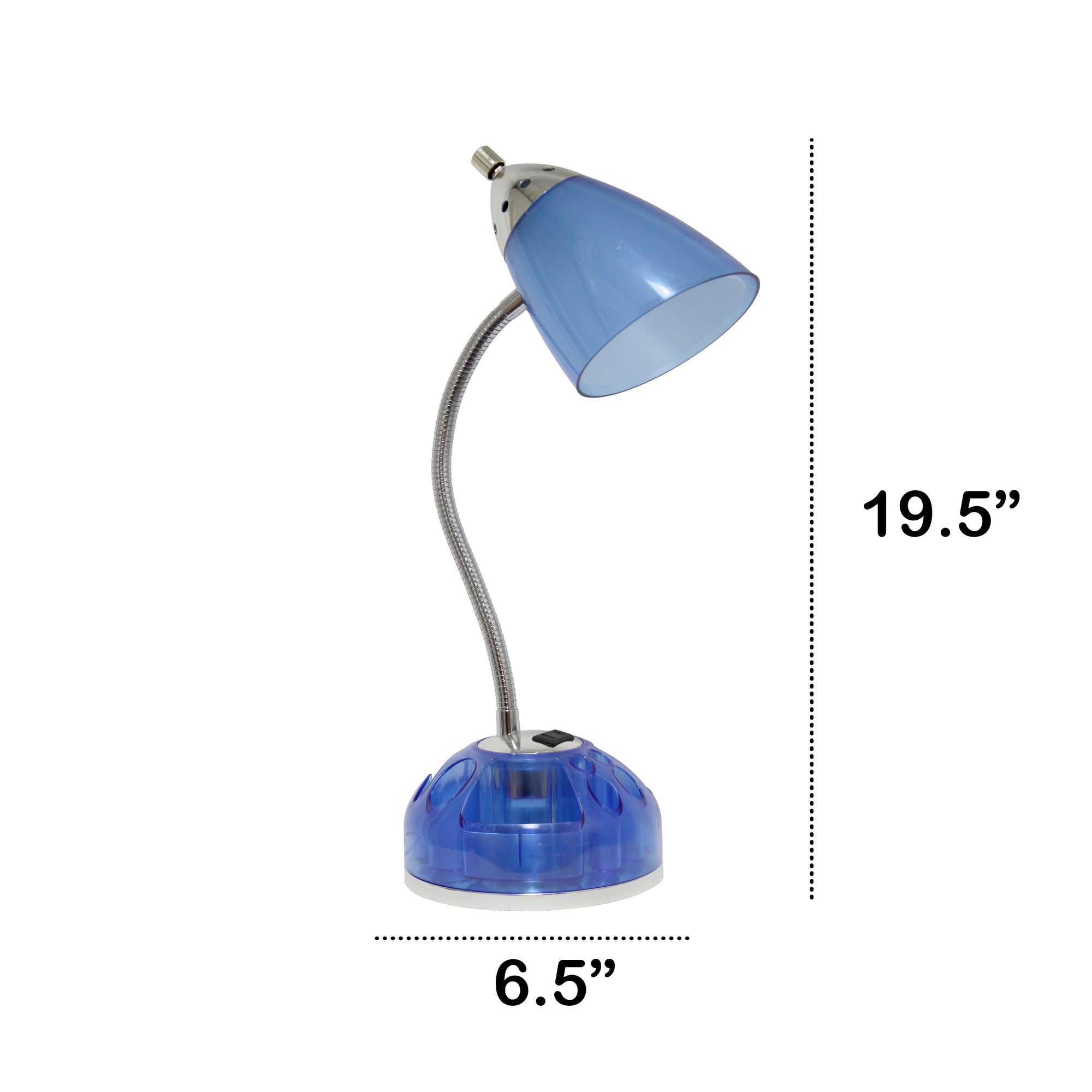 Sleek Essentials USB Port 19.5" Swivel Desk Lamp