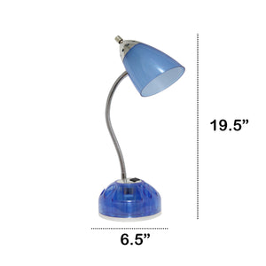 Sleek Essentials USB Port 19.5" Swivel Desk Lamp