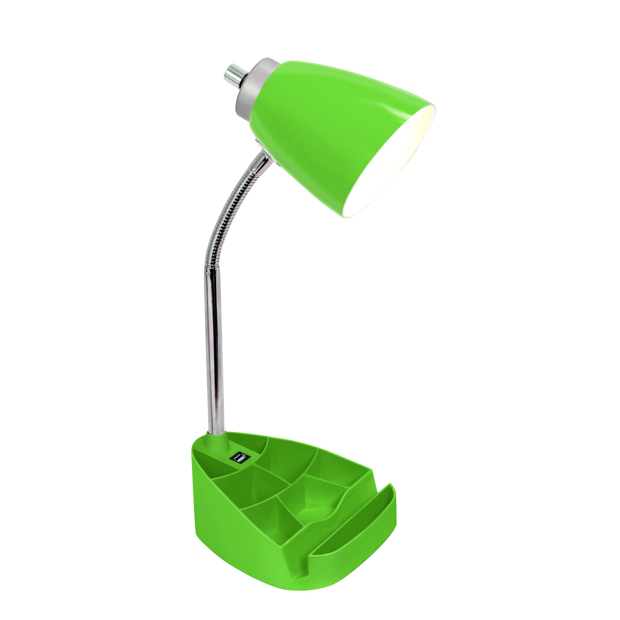 Sleek Essentials Flexible USB Port 18.5"Desk Lamp