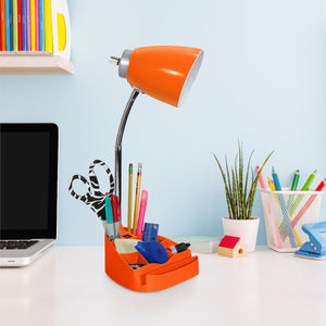 Sleek Essentials Flexible USB Port 18.5" Desk Lamp