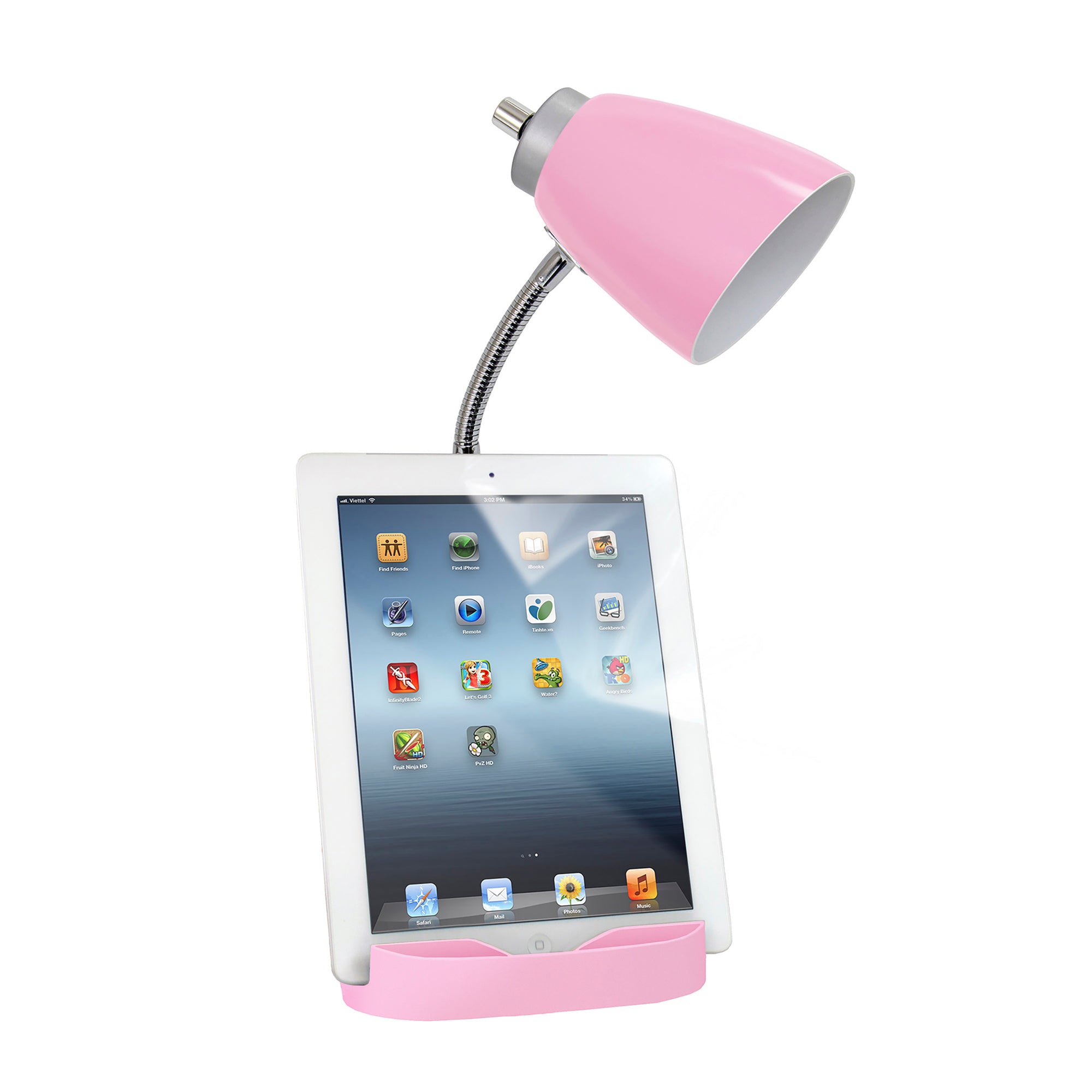 Sleek Essentials Flexible USB Port 18.5" Desk Lamp