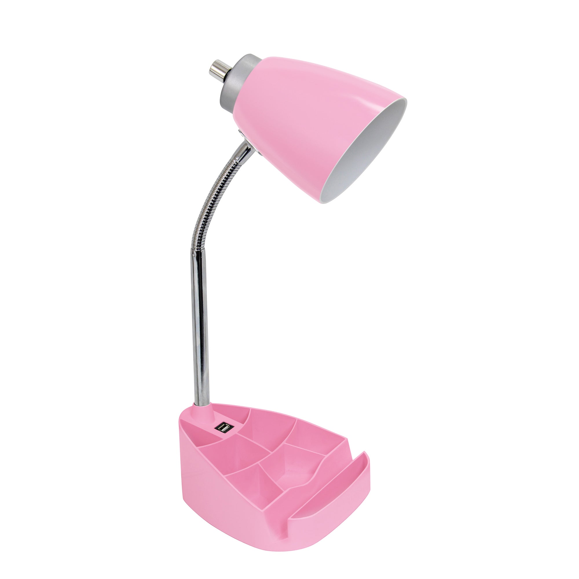 Sleek Essentials Flexible USB Port 18.5" Desk Lamp