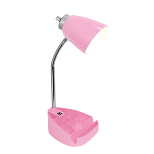 Sleek Essentials Flexible USB Port 18.5"Desk Lamp