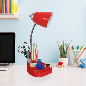 Sleek Essentials Flexible USB Port 18.5" Desk Lamp