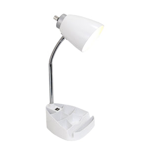 Sleek Essentials Flexible USB Port 18.5" Desk Lamp