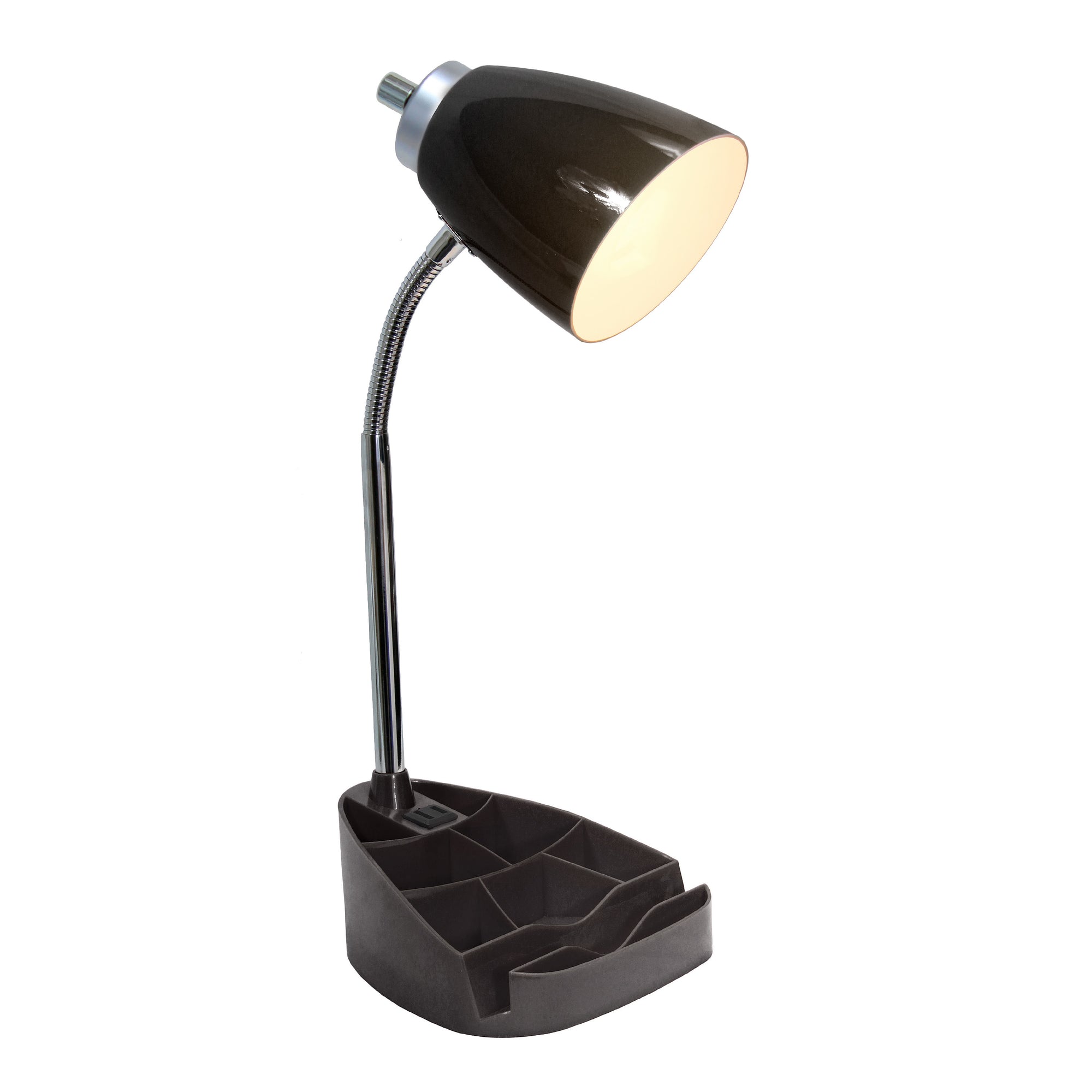 Sleek Essentials Flexible USB Port 18.5"Desk Lamp