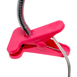 Basic Clip On Reading Light 17.5" Flexible Gooseneck