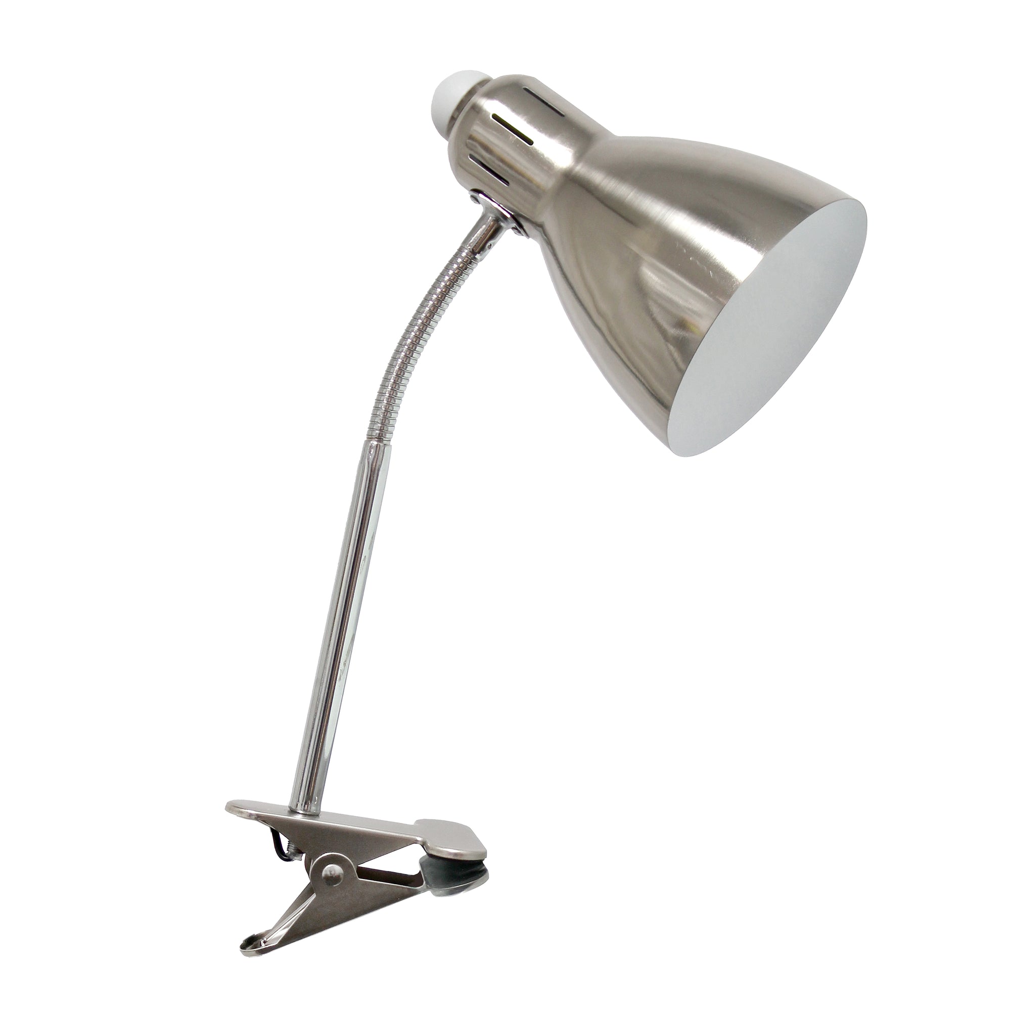 Basic Clip On Reading Light 15.5" Flexible Gooseneck