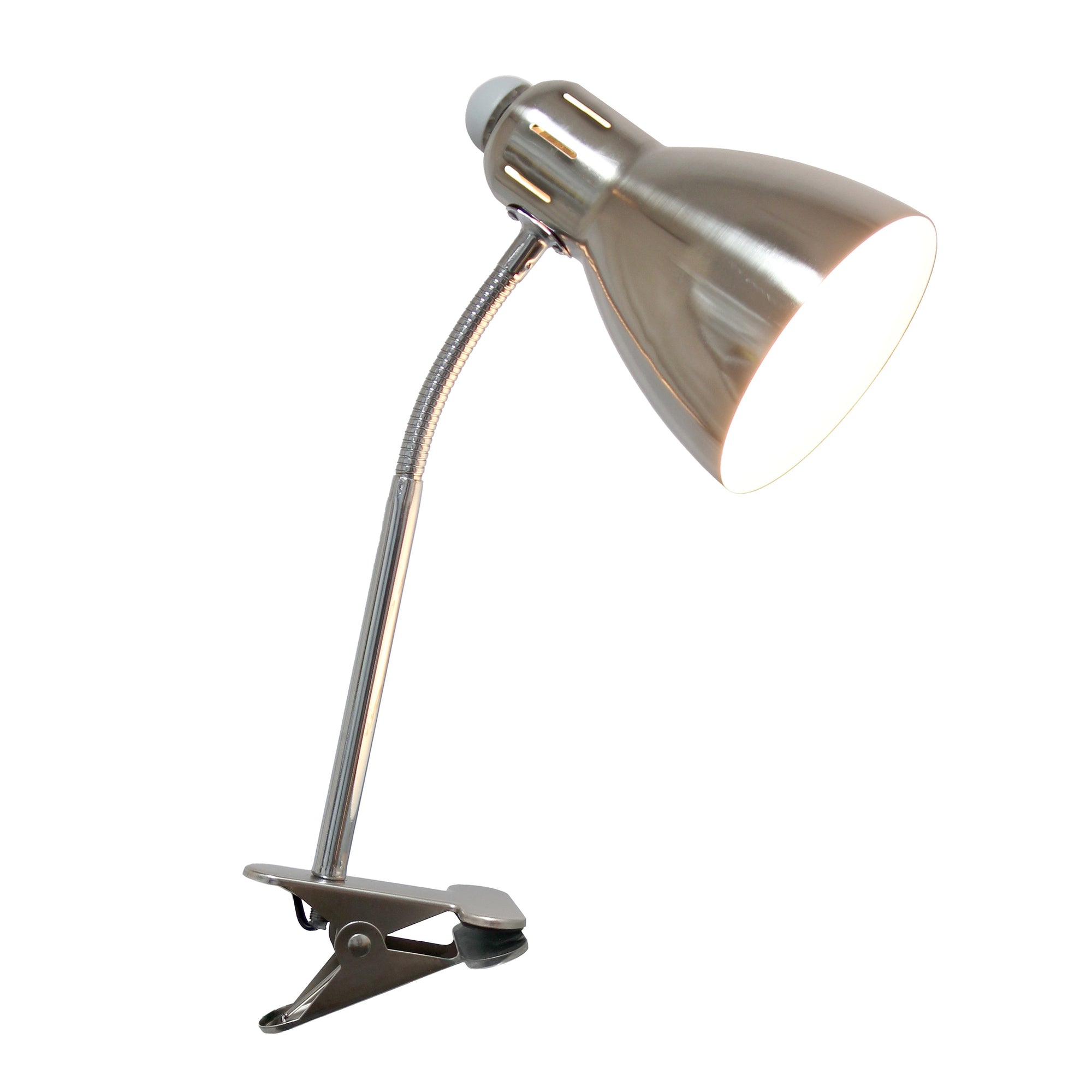 Basic Clip On Reading Light 15.5" Flexible Gooseneck