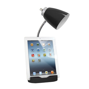 Sleek Essentials Flexible USB Port 18.5" Desk Lamp