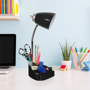 Sleek Essentials Flexible USB Port 18.5" Desk Lamp