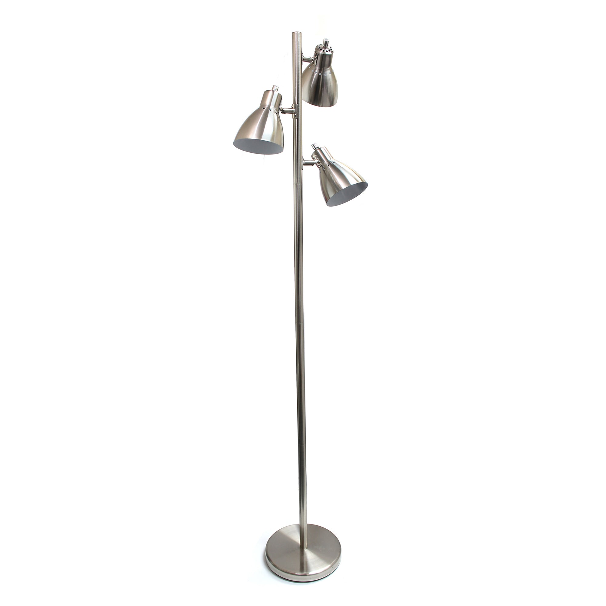 Tall Traditional 3 Light Metal Tree 64" Floor Lamp