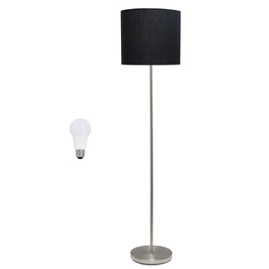 Contemporary Classic Brushed Nickel 57" Floor Lamp