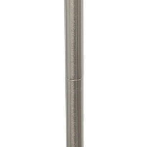 Contemporary Classic Brushed Nickel 57" Floor Lamp