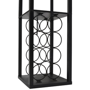 Vino Wine Rack and Storage 62.5" Floor Lamp