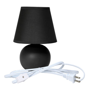 Traditional Ceramic Orb Base 8.66" Table Desk Lamp