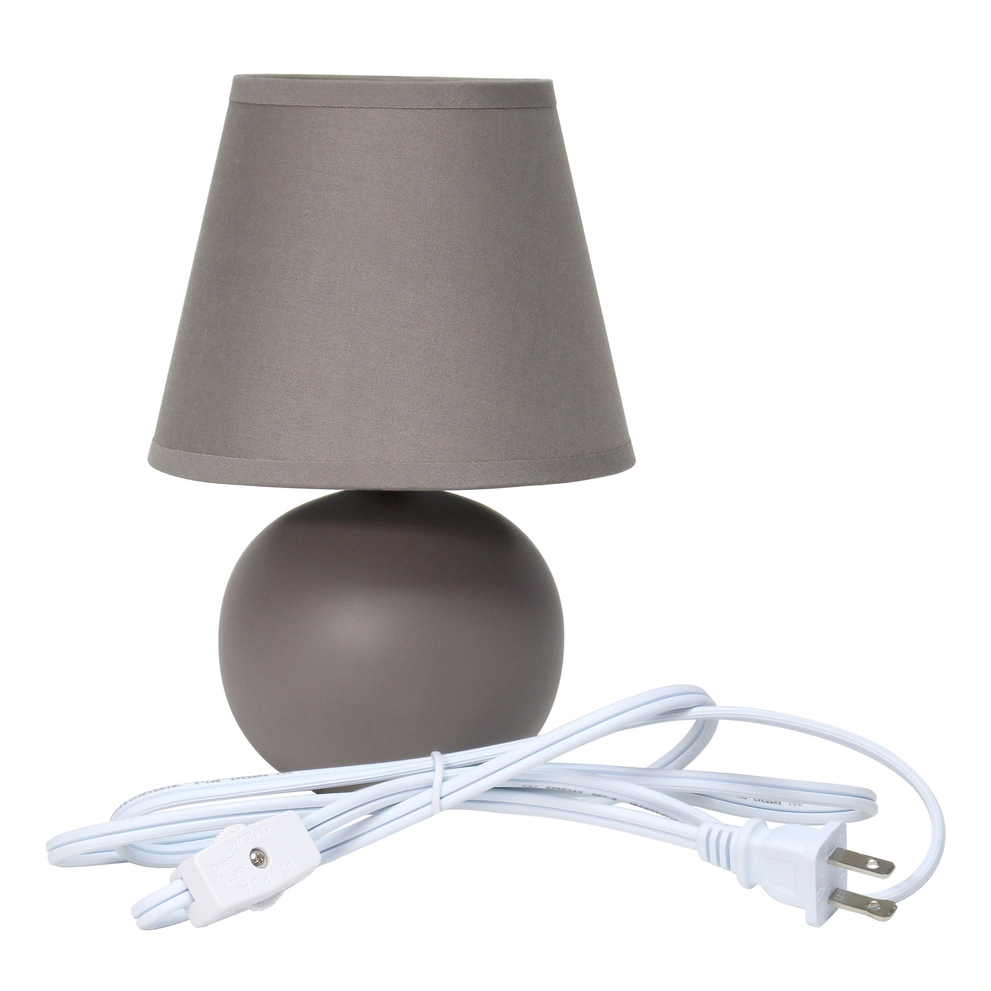 Traditional Ceramic Orb Base 8.66" Table Desk Lamp