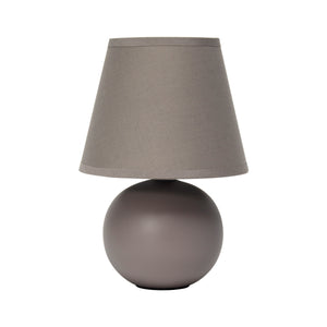 Traditional Ceramic Orb Base 8.66" Table Desk Lamp