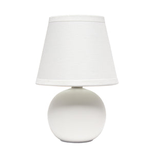 Traditional Ceramic Orb Base 8.66" Table Desk Lamp