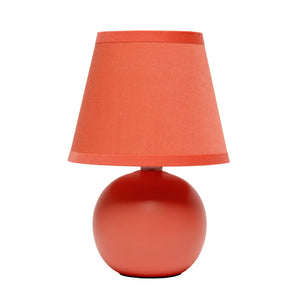 Traditional Ceramic Orb Base 8.66" Table Desk Lamp