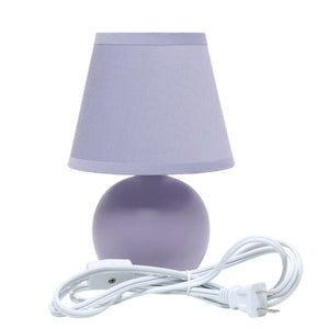 Traditional Ceramic Orb Base 8.66" Table Desk Lamp