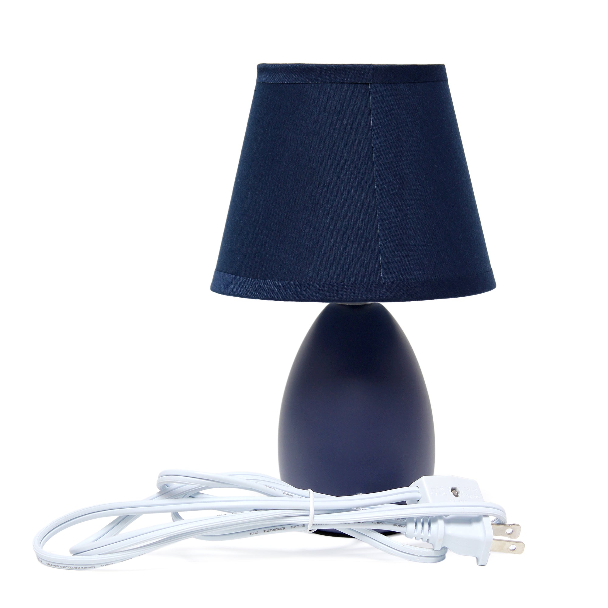 Traditional Ceramic Oblong 9.45" Table Desk Lamp