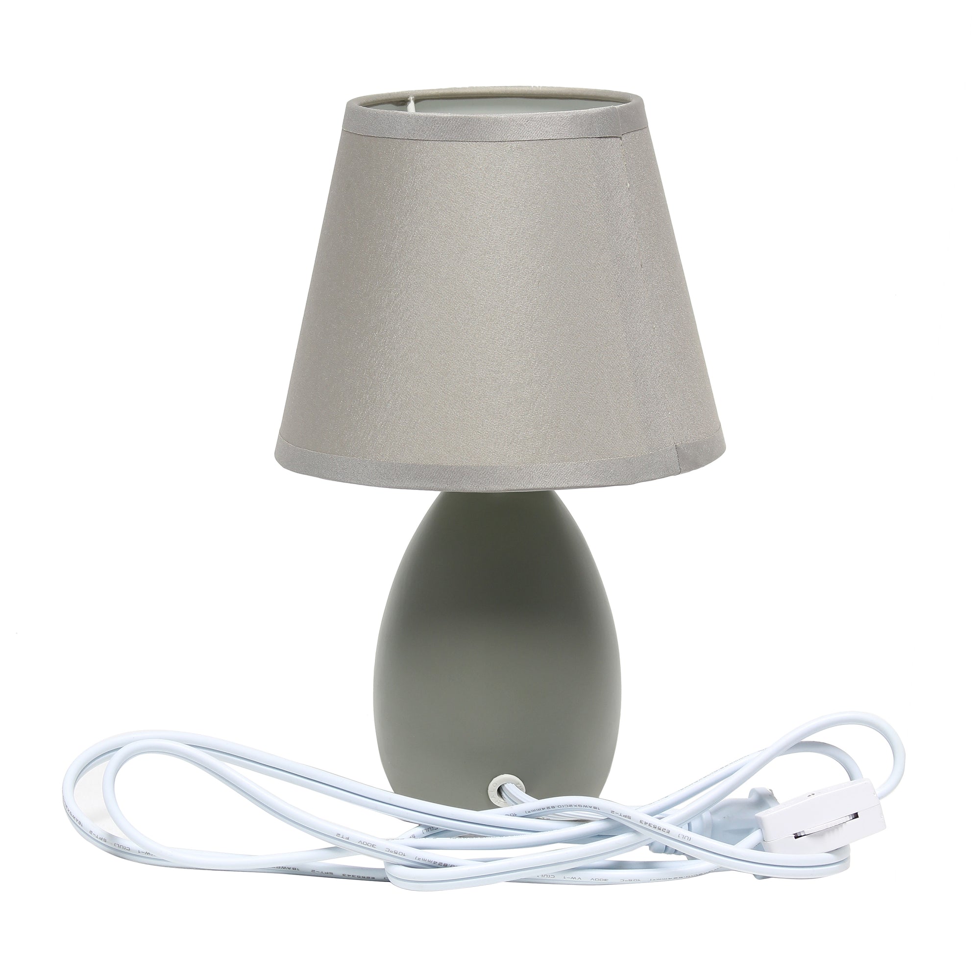 Traditional Ceramic Oblong 9.45" Table Desk Lamp