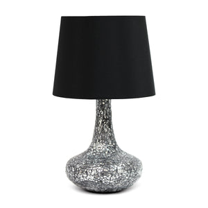 Patchwork Crystal Glass 14.17" Table Lamp