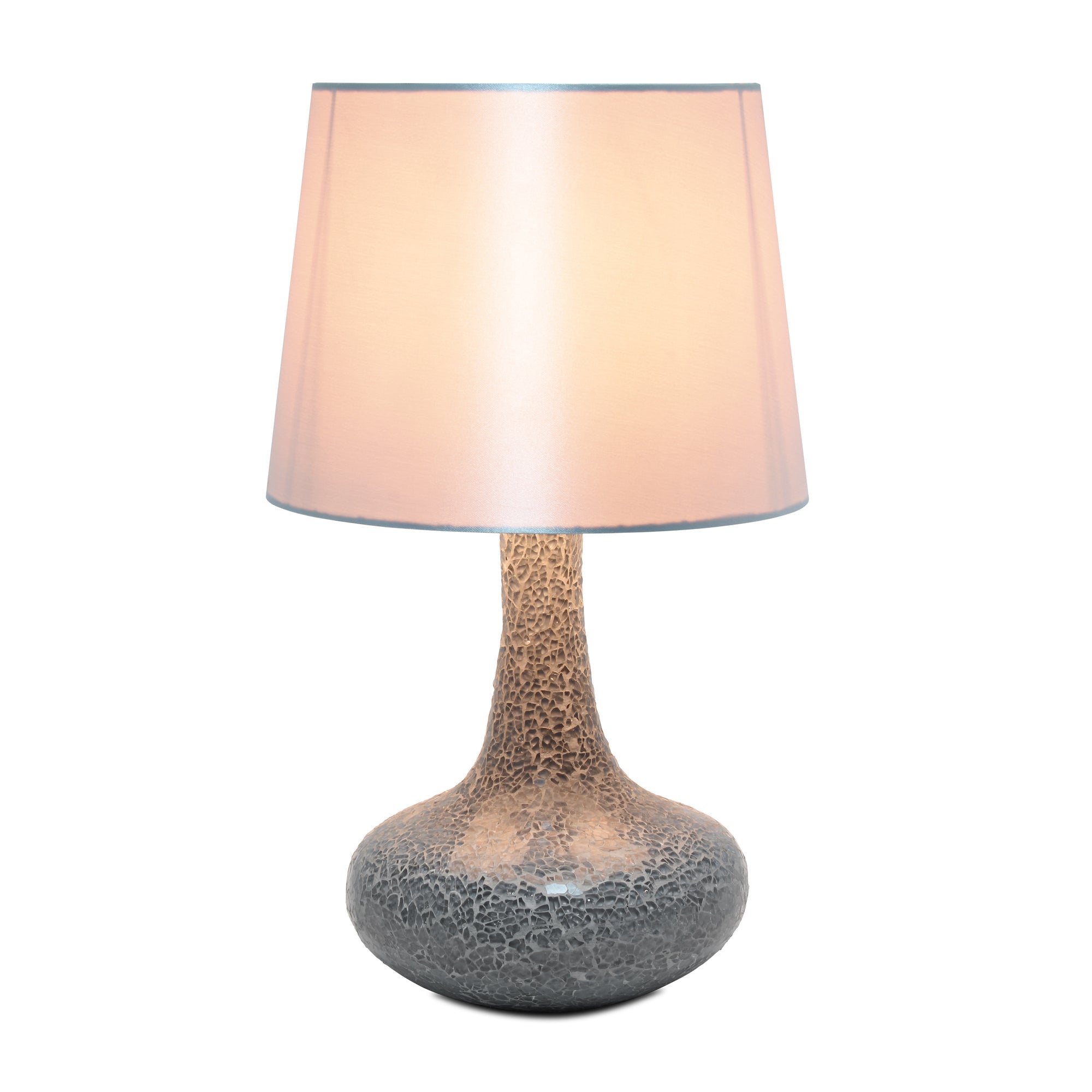 Patchwork Crystal Glass 14.17" Table Lamp