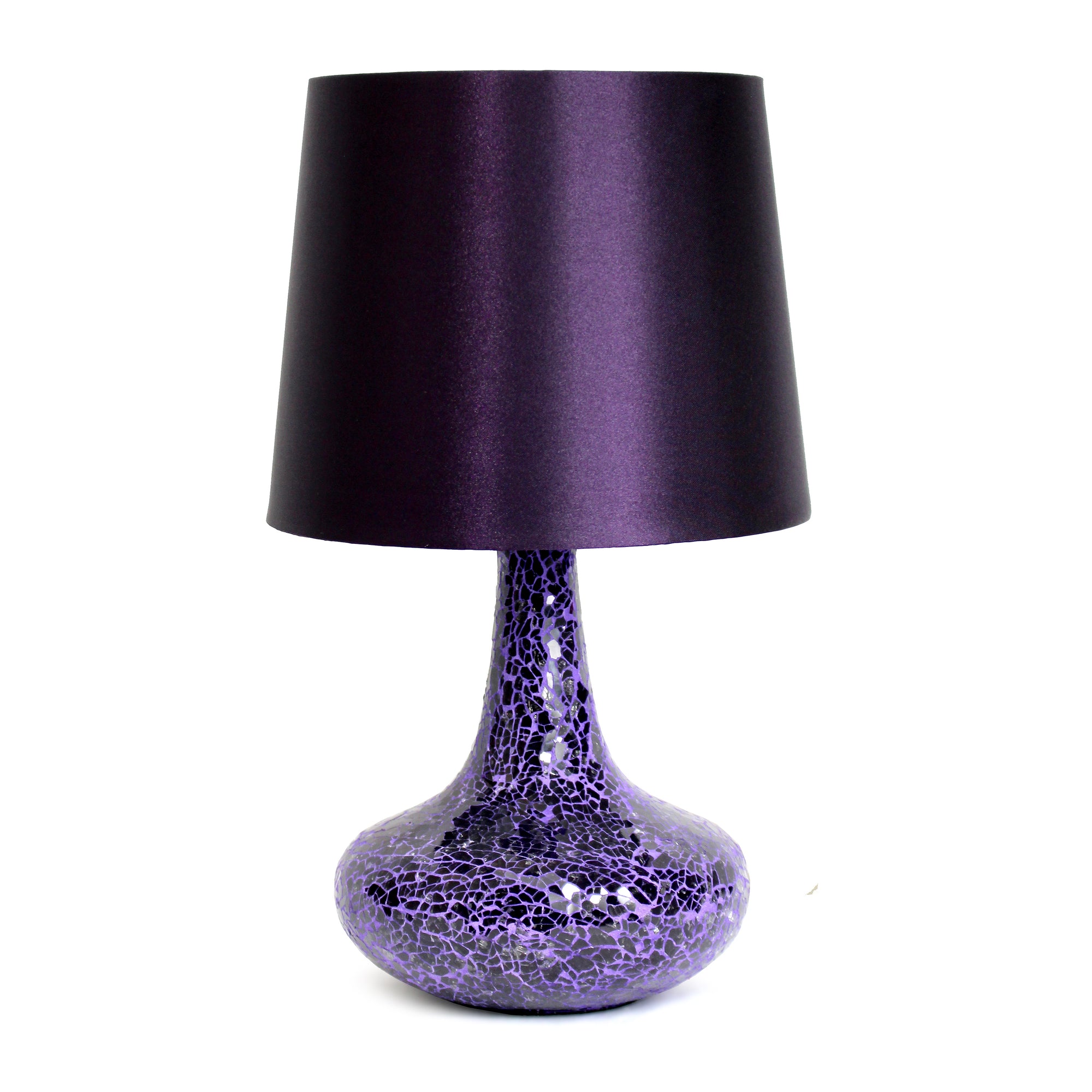 Patchwork Crystal Glass 14.17" Table Lamp