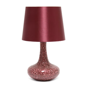 Patchwork Crystal Glass 14.17" Table Lamp