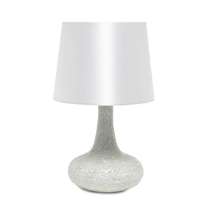 Patchwork Crystal Glass 14.17" Table Lamp