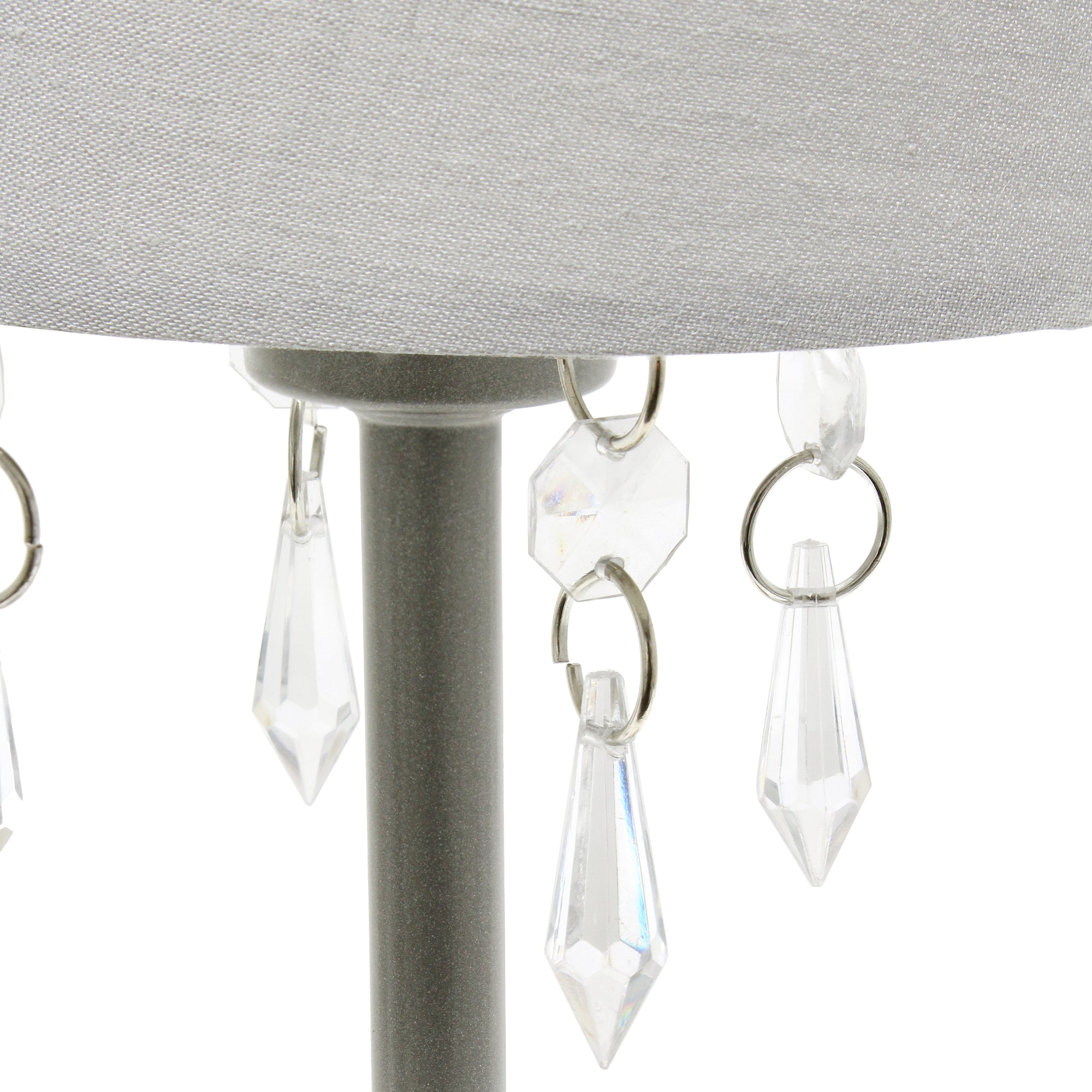 Contemporary Crystal Droplet 17.25" Table Lamp