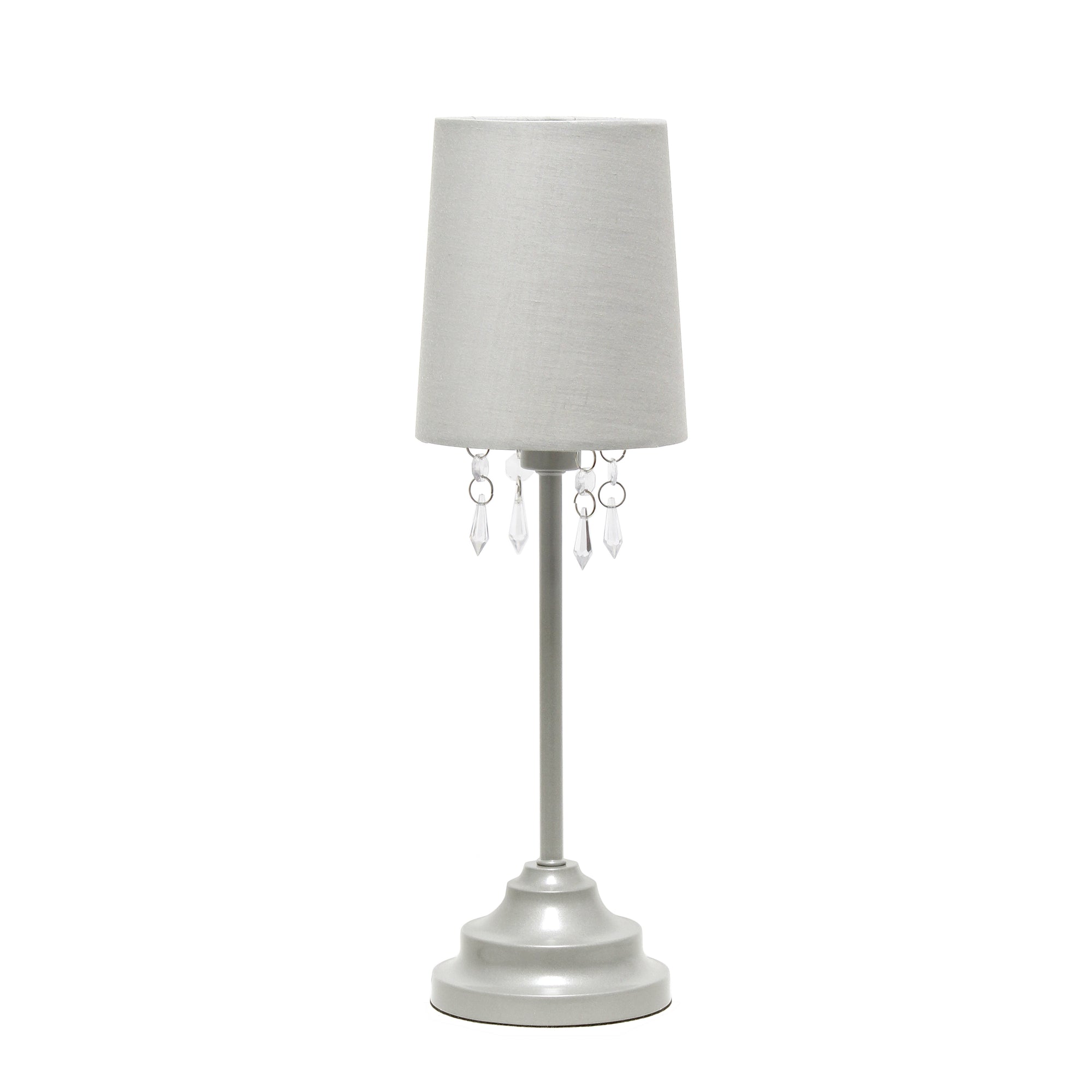 Contemporary Crystal Droplet 17.25" Table Lamp