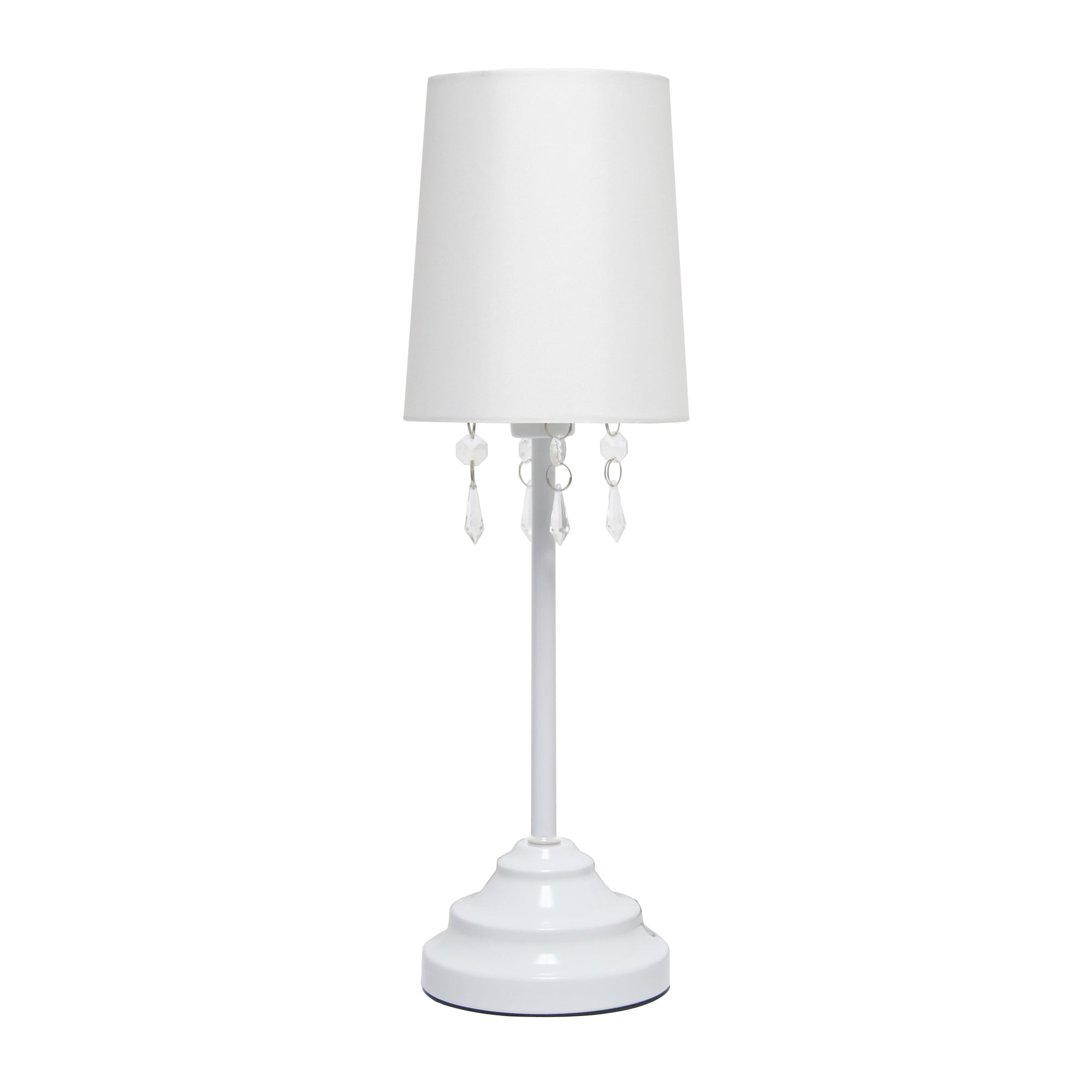 Contemporary Crystal Droplet 17.25" Table Lamp