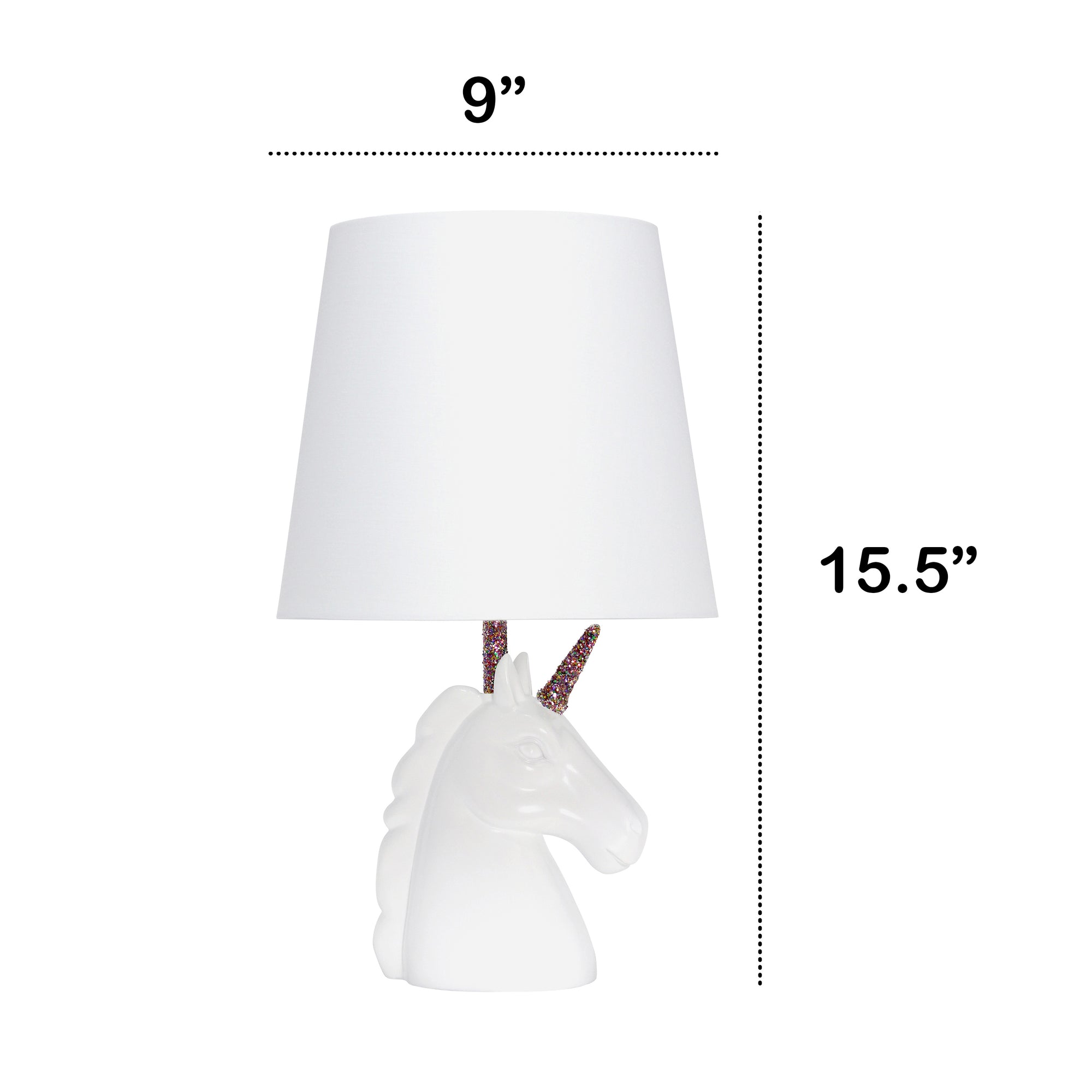 Enchanting Unicorn Dreams 15.5" Table Lamp