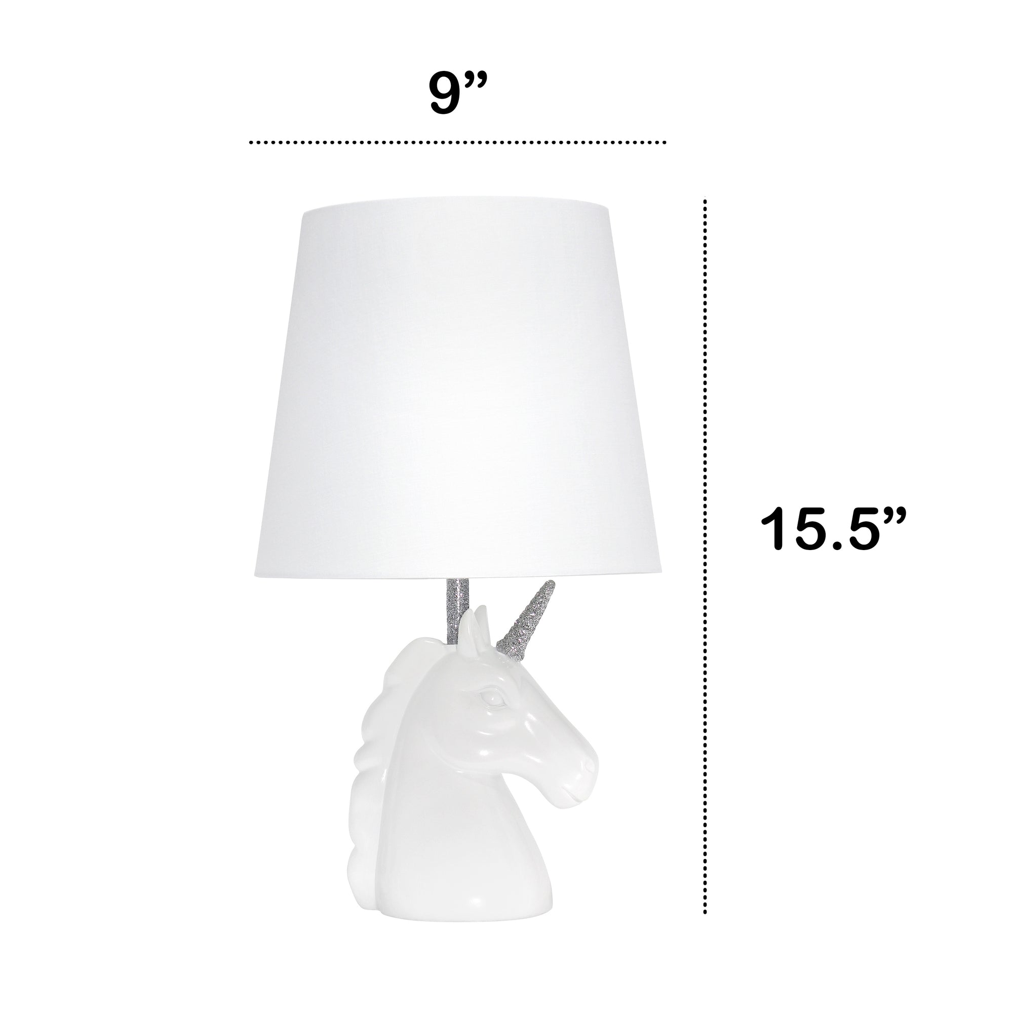 Enchanting Unicorn Dreams 15.5" Table Lamp