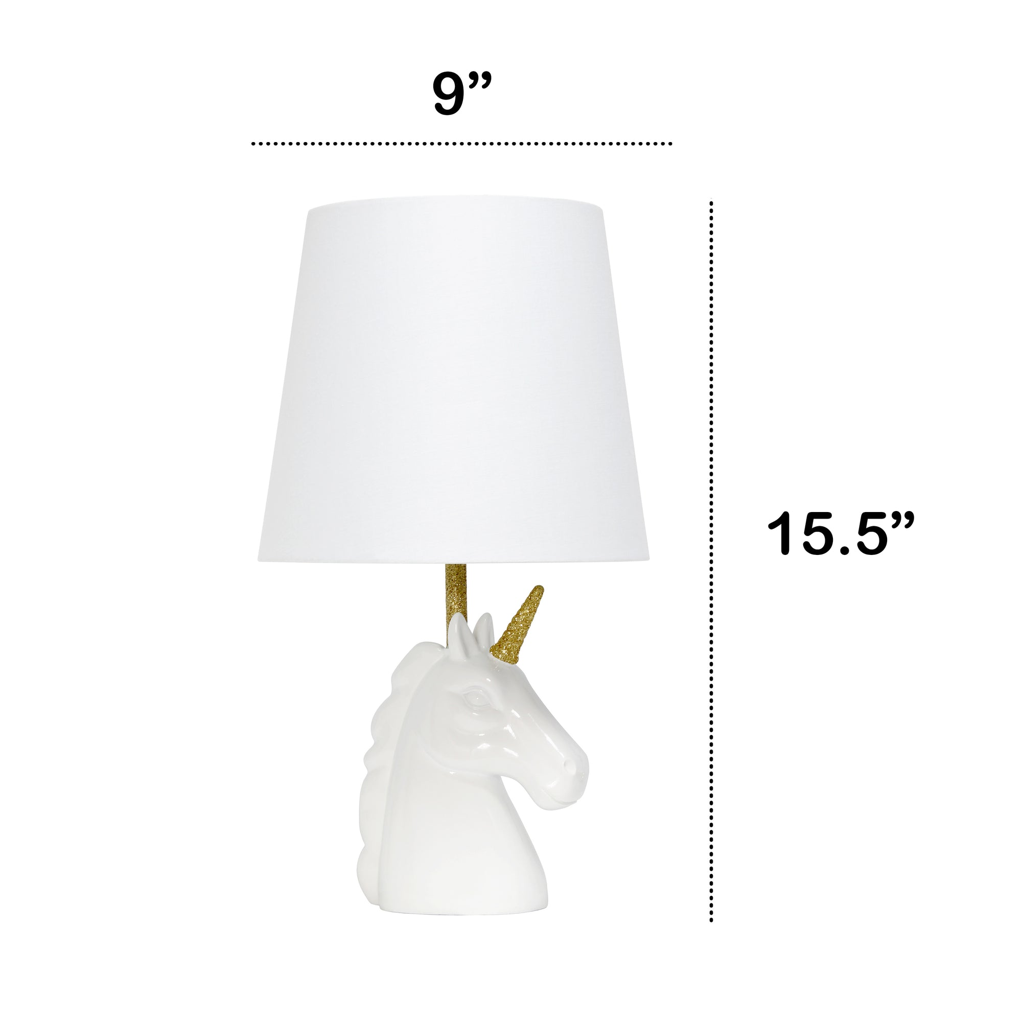 Enchanting Unicorn Dreams 15.5" Table Lamp